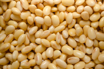Boiled soybean background.
