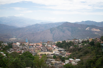 Fototapeta na wymiar view of the city of Zaruma - Ecuador