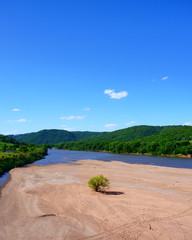 river in the mountains