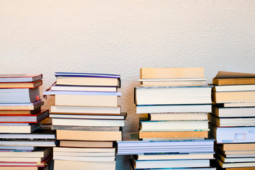 stack of books