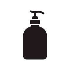 Liquid soap icon. Flat style design. Vector graphic illustration. Suitable for website design, logo, app, template. EPS 10.