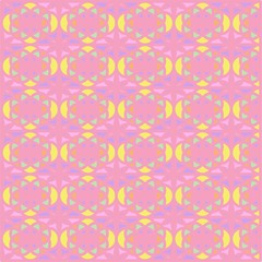 Beautiful of Colorful Flower, Repeated, Abstract, Illustrator Floral Pattern Wallpaper. Image for Printing on Paper, Wallpaper or Background, Covers, Fabrics