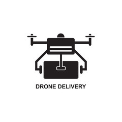 DRONE DELIVERY ICON , DRONE ICON