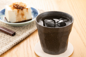 焼酎ロックと冷奴