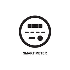 SMART METER ICON , ELECTRIC ICON
