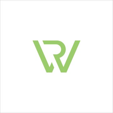 initial letter rw or wr logo vector designs