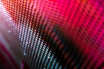 CloseUp LED blurred screen. LED soft focus background. abstract background ideal for design.