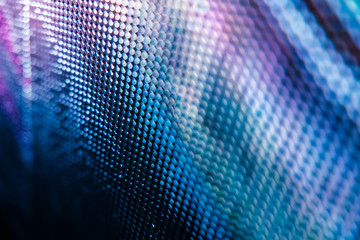 CloseUp LED blurred screen. LED soft focus background. abstract background ideal for design.