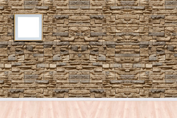 decorative stone wall, interior design for home, office, hotel and bedroom