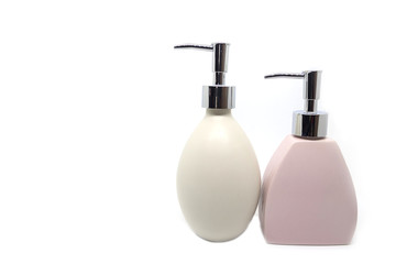 Modern shower gel bottle