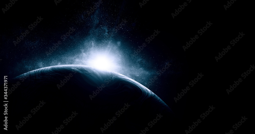 Canvas Prints image of outer space. . mixed media