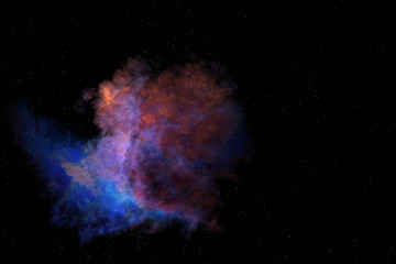 nebula in deep space