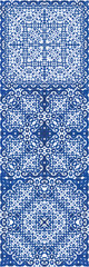 Decorative color ceramic azulejo tiles.