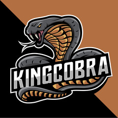 Mascot king cobra esport logo © avante_speed