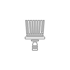 brush icon vector illustration design