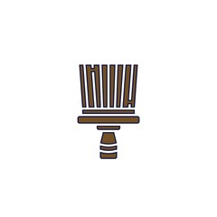 brush icon vector illustration design