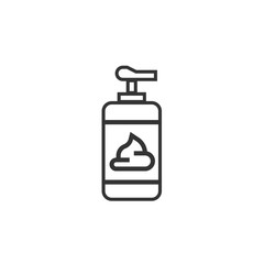 Obraz premium hair cream icon vector illustration design