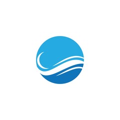 Fototapeta premium Natural Water wave Logo