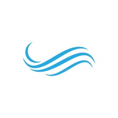 Fototapeta na wymiar Natural Water wave Logo
