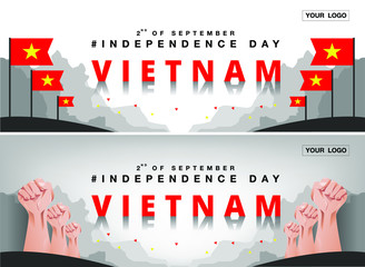 Vietnam Independence Day Background Vector