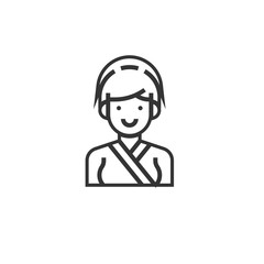 woman icon vector illustration design