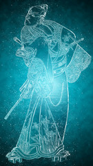 浮世絵　歌舞伎役者　その22　クリスタルバージョン