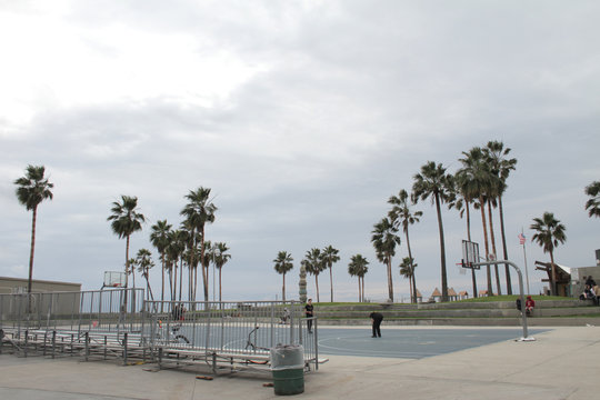 Venice Beach Los Angeles Basketball Court