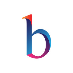 initial letter b concept logo vector