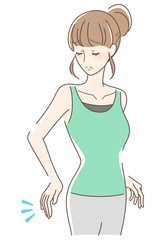 お尻が気になる女性