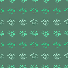 leaf with blue background seamless repeat pattern