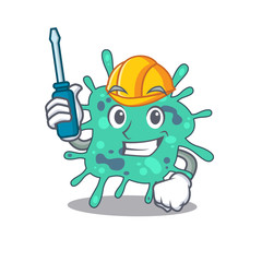 cartoon character of shigella boydii worked as an automotive