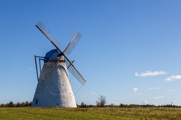 Old traditional windmill near Vihula, Estonia