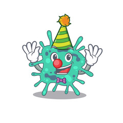 cartoon character design concept of cute clown shigella boydii