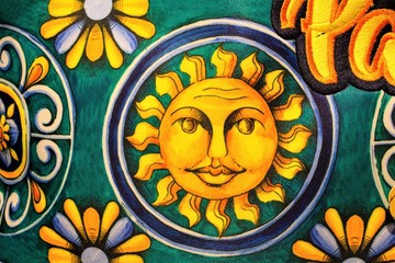 image depicting the sun smiling to represent the solar Sicily in Italy