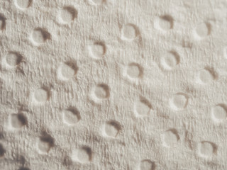 White paper napkin close up
