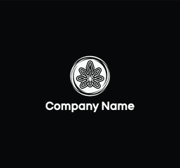 marijuana tribal geometric logo company