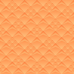 Fototapeta na wymiar Seamless Orange Geometric Wide Texture Banner