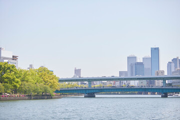 天満橋からみた風景