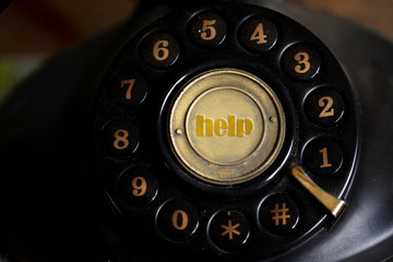 concept of request for telephone help