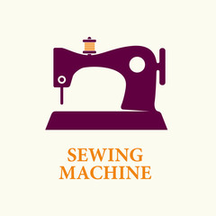 Sewing machine icon vector illustration sign
