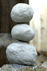The concept of art.It is balance of stones.