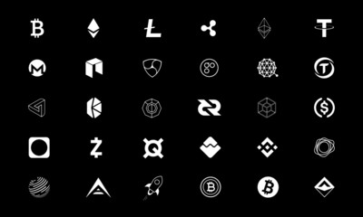Cryptocurrency Altcoin Vectors