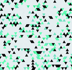 Triangle abstract seamless pattern for your design