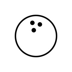 Obraz premium bowling - pin bowling icon vector design template