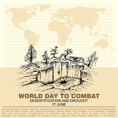 World Day to Combat Desertification and Drought, Poster and Banner