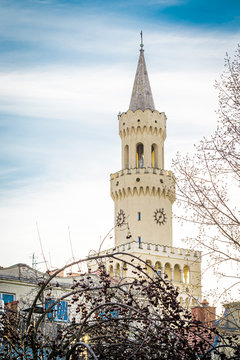 wieża ratusza miejskiego w Opolu