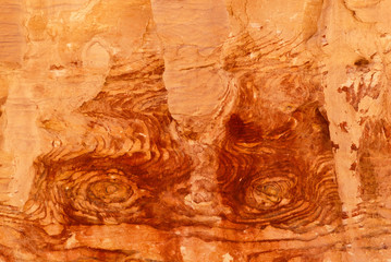 Red mountain view in middle East desert 