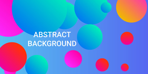 Trendy gradients of balls shapes.