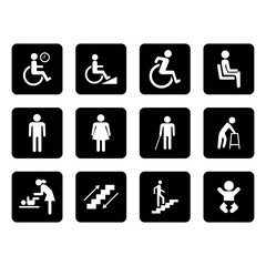 accesibility people icon vector design symbol