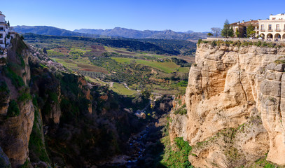 Fototapeta na wymiar Ronda panoramic view